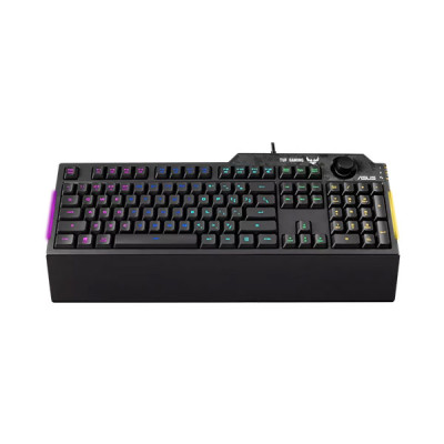image of ASUS TUF GAMING K1 (RA04) RGB Gaming Keyboard with Spec and Price in BDT