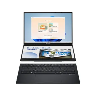 image of ASUS Zenbook Duo UX8406CA-PZ174WS Core Ultra 9 285H 32GB RAM 1TB SSD 14.0-inch OLED Laptop with Spec and Price in BDT