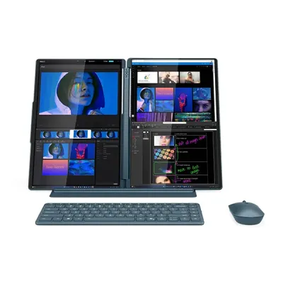 image of Lenovo Yoga Book 9i 14IAH10 (83KJ002WLK) Core Ultra 9 285H 32GB RAM 1TB SSD 14.0-inch 2.8K Dual OLED Display AI Laptop with Spec and Price in BDT