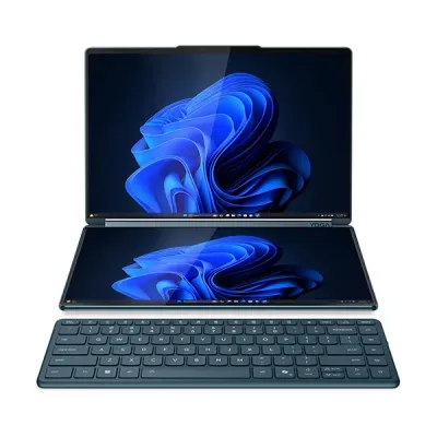 image of Lenovo Yoga Book 9i 14IAH10 (83KJ002WLK) Core Ultra 9 285H 32GB RAM 1TB SSD 14.0-inch 2.8K Dual OLED Display AI Laptop with Spec and Price in BDT