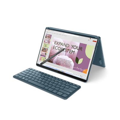 image of Lenovo Yoga Book 9i (8) (82YQ004CIN) Core-i7 13th Gen Dual OLED Touch Display Laptop with Spec and Price in BDT