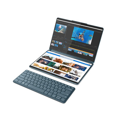 image of Lenovo Yoga Book 9i (8) (82YQ004CIN) Core-i7 13th Gen Dual OLED Touch Display Laptop with Spec and Price in BDT