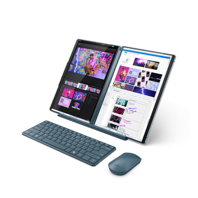 image of Lenovo Yoga Book 9i (9) (83FF002XIN) Core Ultra 7-155U (M14) Dual OLED Touch Display Laptop with Spec and Price in BDT