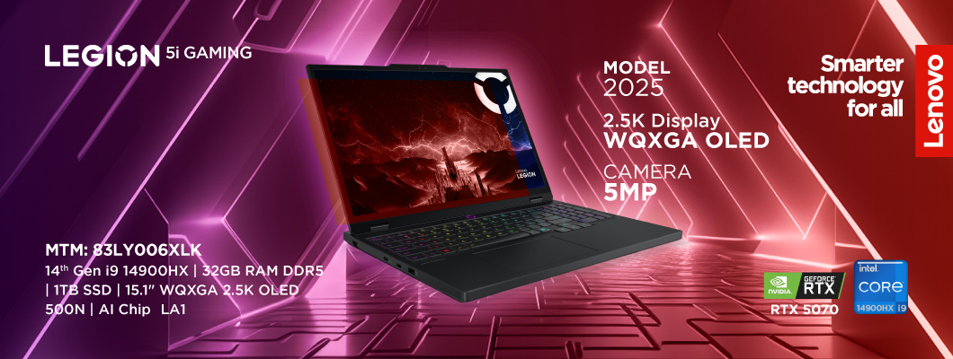 এআই ইন্টেলিজেন্স ও ওএলইডি ডিসপ্লে নিয়ে গেমিং-ক্রিয়েটিভিটিতে এগিয়ে লেনোভো লিজিয়ন ফাইভ আই