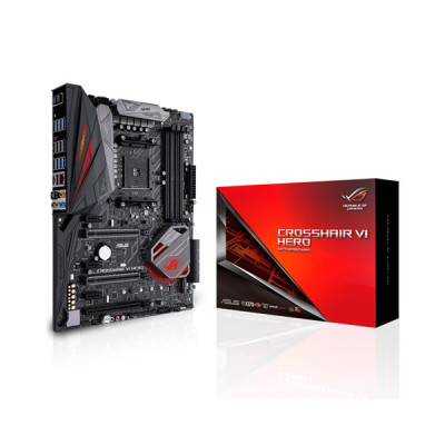 image of ASUS ROG CROSSHAIR VI HERO AM4 ATX Gaming Motherboard with Spec and Price in BDT