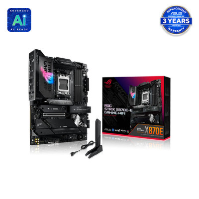 image of ASUS ROG STRIX X870E-E GAMING WIFI AM5 ATX Gaming Motherboard with Spec and Price in BDT