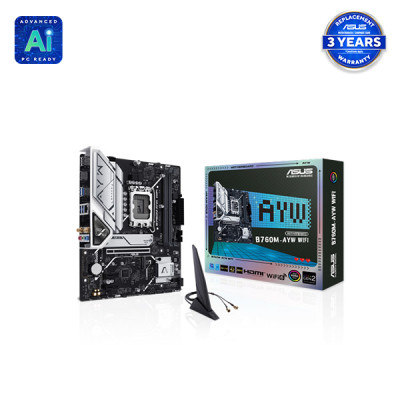 image of Asus B760M-AYW WIFI LGA1700 Micro-ATX Motherboard with Spec and Price in BDT