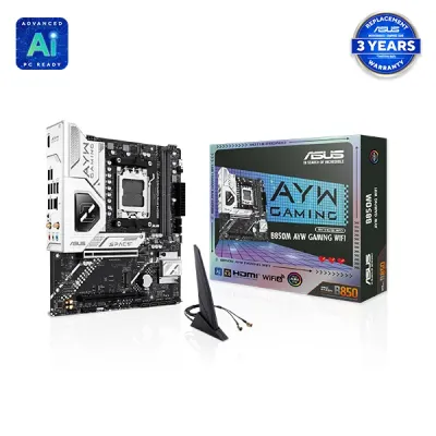 image of ASUS B850M AYW GAMING WIFI AMD AM5 mATX Gaming Motherboard with Spec and Price in BDT