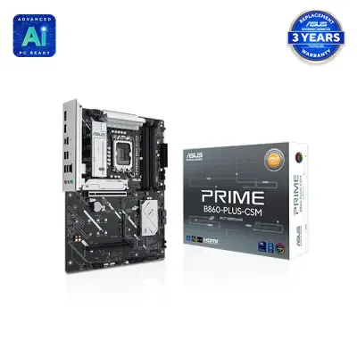 image of ASUS PRIME B860-PLUS-CSM Intel LGA1851M ATX Motherboard with Spec and Price in BDT