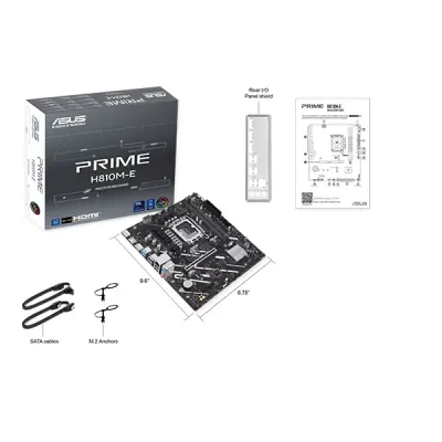 image of ASUS PRIME H810M-E Intel LGA1851 mATX Motherboard with Spec and Price in BDT