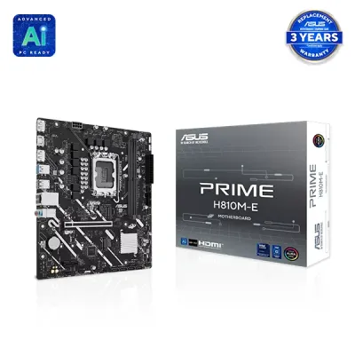 image of ASUS PRIME H810M-E Intel LGA1851 mATX Motherboard with Spec and Price in BDT