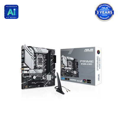 image of ASUS PRIME B760M-A Intel 13th Gen mATX Motherboard with Spec and Price in BDT