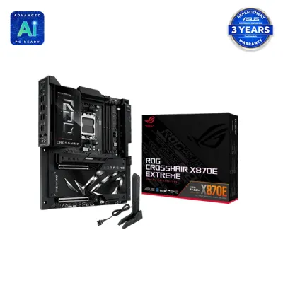 image of ASUS ROG CROSSHAIR X870E EXTREME AM5 E-ATX Gaming Motherboard with Spec and Price in BDT