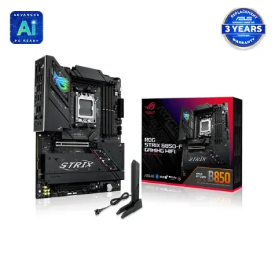 image of ASUS ROG STRIX B850-F GAMING WIFI AMD Ryzen AM5 ATX Gaming Motherboard with Spec and Price in BDT