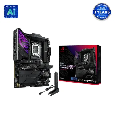 image of ASUS ROG STRIX Z890-E GAMING WIFI Intel LGA1851 ATX Gaming Motherboard with Spec and Price in BDT