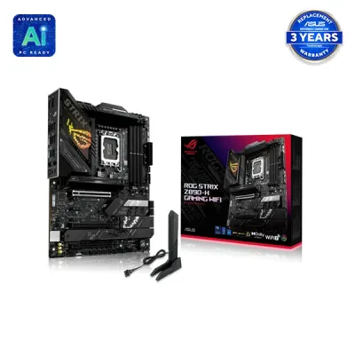 image of ASUS ROG STRIX Z890-H GAMING WIFI Intel LGA1851 ATX Gaming Motherboard with Spec and Price in BDT
