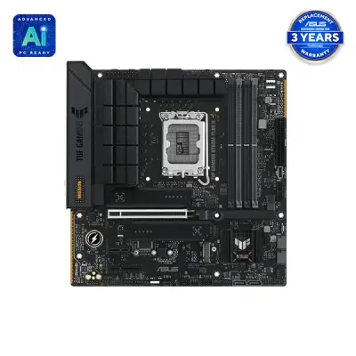 image of ASUS TUF GAMING B760M-PLUS II Intel LGA1700 mATX Gaming Motherboard with Spec and Price in BDT