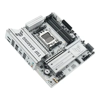 image of ASUS TUF GAMING B850M-PLUS WIFI7 W AMD Ryzen AM5 mATX Gaming Motherboard with Spec and Price in BDT