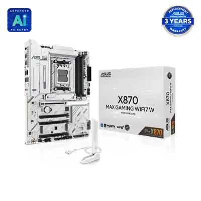 image of ASUS X870 MAX GAMING WIFI7 W AM5 ATX Gaming Motherboard with Spec and Price in BDT