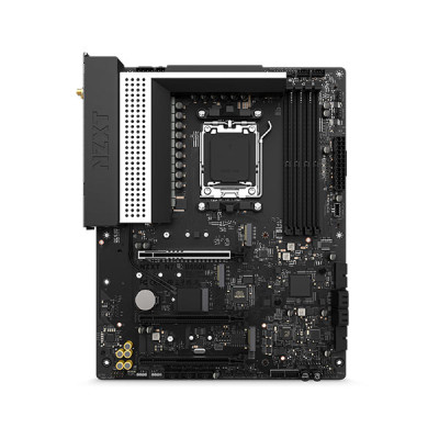 image of NZXT N7 B650E AM5 ATX Gaming Motherboard - White with Spec and Price in BDT