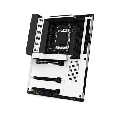image of NZXT N7 B650E AM5 ATX Gaming Motherboard - White with Spec and Price in BDT