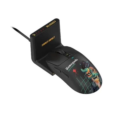 image of A4Tech Bloody R72 Ultra Duo Renegade Midnight Wireless + Type-C Gaming Mouse Including Dock with Spec and Price in BDT