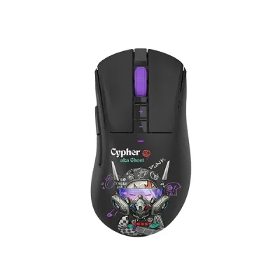 image of A4Tech Bloody R73 Pro Cypher Ghost Dual Mode Wireless + USB Type-C Gaming Mouse with Spec and Price in BDT