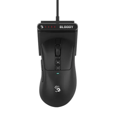 image of A4Tech Bloody R73 Ultra Duo Black Dual Mode Wireless + USB Type C Gaming Mouse Including Dock with Spec and Price in BDT