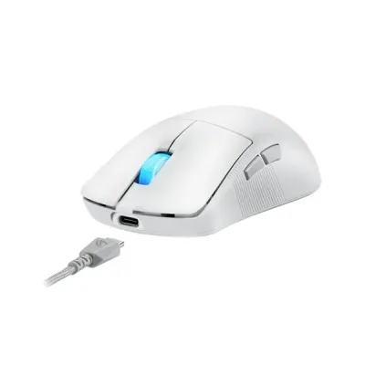 image of ASUS ROG Harpe Ace Mini Wireless Gaming Mouse - Moonlight White with Spec and Price in BDT