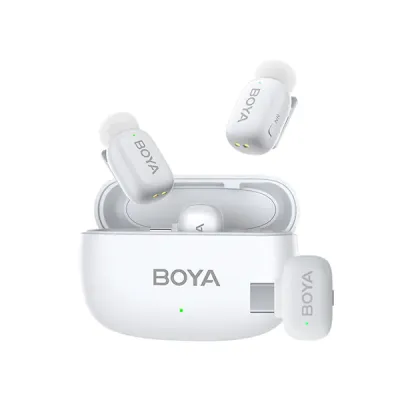 image of BOYA Mini-13 Wireless Microphone for Android and IOS - White with Spec and Price in BDT