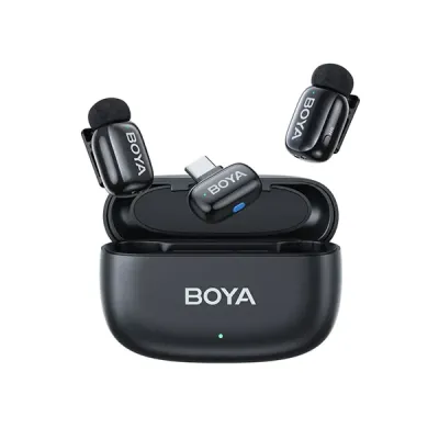 image of BOYA Mini-14 Wireless Microphone for Android - Black with Spec and Price in BDT