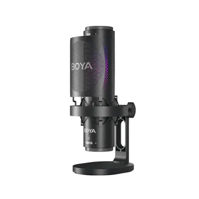 image of Boya K9 Vibrant Lighting Condenser USB Microphone with Spec and Price in BDT