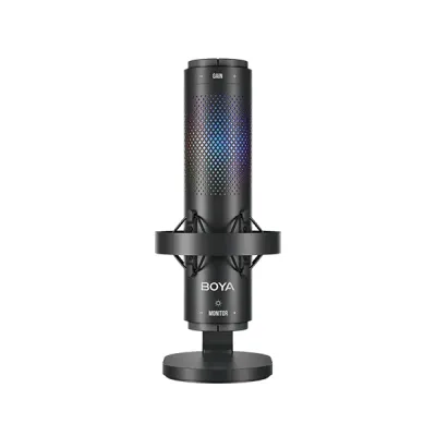image of Boya K9 Vibrant Lighting Condenser USB Microphone with Spec and Price in BDT