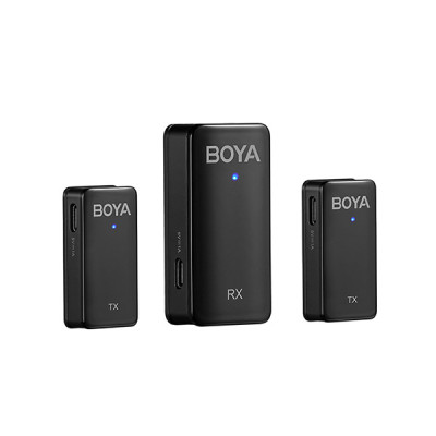image of Boya BY-WMic5-M2 Ultracompact 2.4GHz Dual-Channel Wireless Microphone System with Spec and Price in BDT