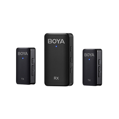 image of Boya BY-WMic5-M2 Ultracompact 2.4GHz Dual-Channel Wireless Microphone System with Spec and Price in BDT