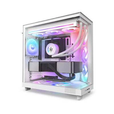 image of NZXT F360 RGB Core 360mm Single Frame Fan - White with Spec and Price in BDT