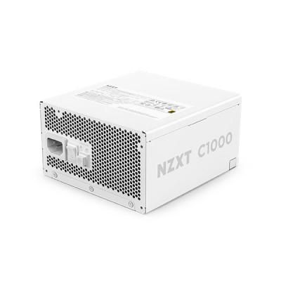 image of NZXT C1000 1000 Watt 80 Plus Gold  ATX 3.1 Full Modular Power Supply - White with Spec and Price in BDT