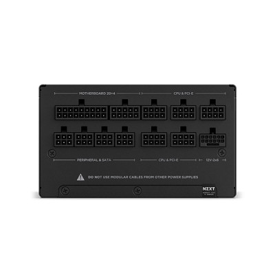 image of NZXT C1200 1200 Watt 80 Plus Gold  ATX 3.1 Full Modular Power Supply - Black with Spec and Price in BDT