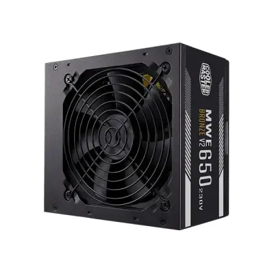 image of Cooler Master MWE 650W V2 Non-Modular 80 Plus Bronze Certified 230V Power Supply with Spec and Price in BDT