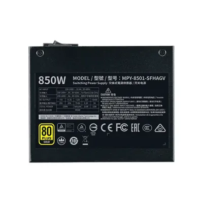 image of Cooler Master V850W SFX Gold Full Modular 850W 80 Plus Gold Certified Power Supply with Spec and Price in BDT