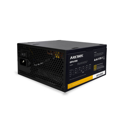 image of Aresze GFX-550 550 Watt 80Plus Bronze Power Supply with Spec and Price in BDT