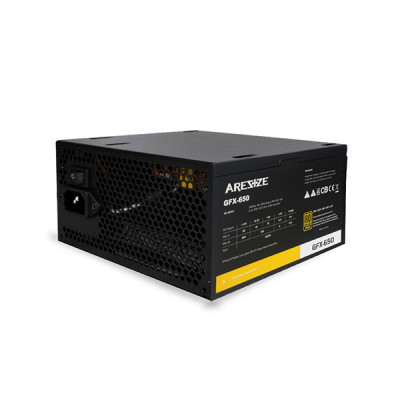 image of Aresze GFX-650 650 Watt 80Plus Bronze Power Supply with Spec and Price in BDT