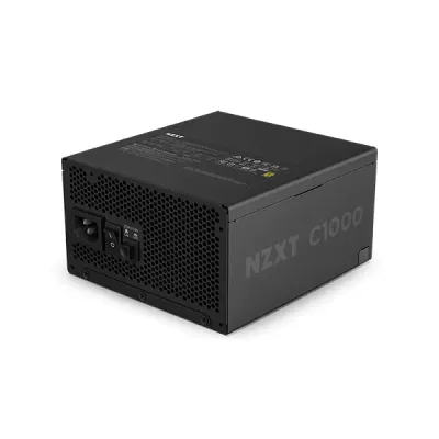 image of NZXT C1000 1000 Watt 80 Plus Gold ATX 3.1 Full Modular Power Supply - Black with Spec and Price in BDT