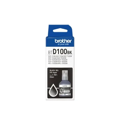 image of Brother BTD100BK Black Ink Bottle with Spec and Price in BDT