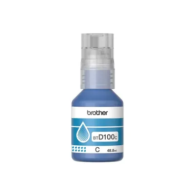 image of Brother BTD100C Cyan Ink Bottle with Spec and Price in BDT