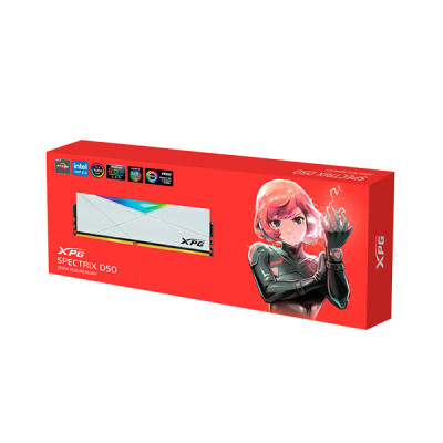 image of Adata D50 16GB DDR4 3200 MHz Gaming RAM - Gray/White with Spec and Price in BDT