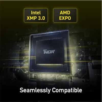 image of Lexar Thor 16GB (2x16GB) DDR5 6000MHz Gaming Desktop RAM - Dual Kit with Spec and Price in BDT