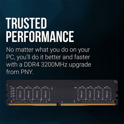 image of PNY Performance 16GB DDR4 3200MHz Desktop RAM with Spec and Price in BDT