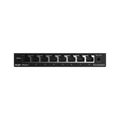 image of Ruijie RG-ES208GC 8-Port Gigabit Smart Cloud Managed Non-PoE Switch with Spec and Price in BDT