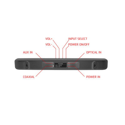 image of Microlab ONEBAR04 Stylish 7-Colour Stereo Bluetooth Soundbar with Spec and Price in BDT
